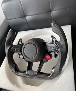 Volant en cuir et fibre de carbone avec bouton START pour <span class=keywords><strong>Audi</strong></span> RS3 8Y RS4 RS5 B9.5 RS6 RS7 C8 <span class=keywords><strong>2021</strong></span>-2024 - Product Image 3