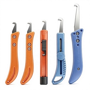 Herramienta para quitar empuñaduras de palos de golf, cuchillo multiusos, cuchillo cortador de gancho - Product Image 1