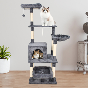 Wholesale <strong>Cat</strong> <strong>Tree</strong> House <strong>Cat</strong> <strong>Scratching</strong> <strong>Tree</strong> Climbing Sisal <strong>Cat</strong> <strong>Tree</strong> - Product Image 1