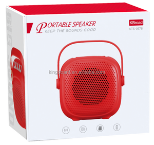 Altavoz Inalámbrico Mini KTS-1678 Bt de 3 Pulgadas, Altavoz Portátil Colorido para Exteriores y Hogar, Reproductor de MP3 con TWS, TF, USB, Radio FM y Asa - Product Image 6