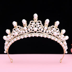 <span class=keywords><strong>Diadème</strong></span> de mariée, accessoire de cheveux pour femme de 18 ans, couronne de mariage, princesse coréenne, anniversaire, accessoires de robe de mariée, <span class=keywords><strong>diadème</strong></span> de reine - Product Image 2