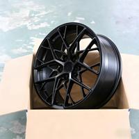 Jantes forgées Hyper Black Deep Dish de 20 pouces en alliage d'aluminium A6061-T haut de gamme, forgeage direct, ajustement personnalisé pour 718 A7 M4