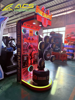 Machine de jeu d'arcade de boxe à monnayeur ACS Source Factory, testeur de force de frappe pour centre de divertissement