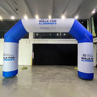 Arches gonflables de départ et d'arrivée avec souffleur puissant, arches gonflables pour course, publicité extérieure