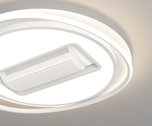 Ventilatore da Soffitto LED Moderno con Luce per Hotel, Camera da Letto, Soggiorno, Studio, Ufficio Domestico, Lampada da Soffitto Silenziosa Senza Pale con Ventilatore Integrato - Product Image 6