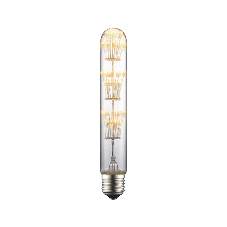 T30-185mm 3w vendita calda a forma di flauto lampadina a filamento Led lampadina Edison ad alta luminosità