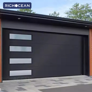 <span class=keywords><strong>Porte</strong></span> <span class=keywords><strong>de</strong></span> <span class=keywords><strong>garage</strong></span> <span class=keywords><strong>sectionnelle</strong></span> isolée automatique en aluminium au design moderne RICHOCEAN - Product Image 6
