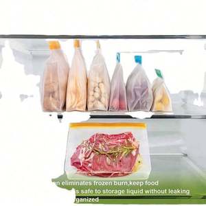 Bolsas de Silicona Reutilizables para Almacenamiento de Alimentos, con Cierre Hermético, Ecológicas, Personalizadas, a Prueba de Fugas, con Sellado Térmico, en Oferta - Product Image 5