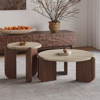 Moontree Nouveau Design Haut de Gamme Italien de Luxe Personnalisé Rose Calacatta Viola Marbre Table Basse