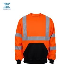 LX Reflective Security Polo Shirt Long Sleeve Hi Vis Safety Polo Shirt Custom Reflective Polo Shirt