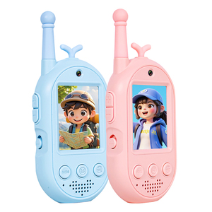 Talkies-walkies vidéo intelligents sans fil pour enfants, appels vidéo <span class=keywords><strong>HD</strong></span> Facetime, effets vocaux, jeu amusant, ensemble cadeau pour enfants - Product Image 1