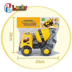 Truk Konstruksi Teknik Plastik, Kendaraan Pantai Geser, Permainan Luar Ruangan, Truk Pengaduk Semen Geser - Product Image 5