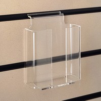 Porte-brochures en acrylique transparent à front ouvert Slatwall Pamphlets Brochures Magazines Distributeur Affichage