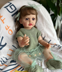 55cm réaliste Betty Reborn bébé poupée fille Silicone souple cheveux longs réaliste princesse enfant en bas âge Bebe Reborn - Product Image 5