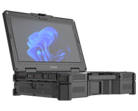 GETAC X600 PRO Laptop Tangguh 15,6 inci untuk Penggunaan Dalam dan Luar Ruangan, Generasi ke-12 Core I5 atau I7