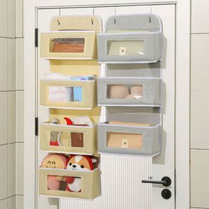 Cross-border Door Storage Hanging Bag Large Capacity Multi-layer Nonwoven Fabric Toy Sundries Storage Bag Student Dormitory - Product Image 2
