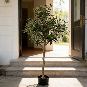 Árboles de Olivo Artificiales de Plástico para Uso en Interiores/Exteriores, Decoración para Bodas y Navidad, Fácil Montaje - Product Image 4