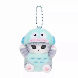 10-12Cm Mềm Mini Hình Búp Bê Nhồi Bông Mofusand Dễ Thương Mèo Cos Saniro Anime Đồ Chơi Sang Trọng Mặt Dây Chuyền Móc Chìa Khóa Cho Quà Tặng - Product Image 5