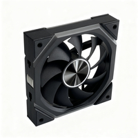 2025 kelas atas 120mm Casing komputer kipas dengan lampu LED pendingin udara 4Pin Molex Casing kipas Gaming PC Casing Heatsink terbuat dari plastik