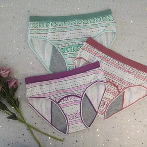 4 Layer Leakproof Wholesale <b>Periods</b> Reusable Washable Custom <b>Period</b> Panties Heavy Flow Menstrual - Product Image 3