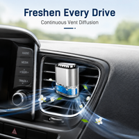 Ambientador Líquido para Coche con Clip de Ventilación, Personalizable con Logotipo, Aromaterapia con Evaporación Natural para Aire Acondicionado de Coche
