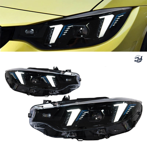 JY Professional Snake Eye Fang LED Headlights for 4 <b>Series</b> F32/M4 F82 (14-20) New 12V Advanced Yellow DRL Retrofit Assembly LED - Product Image 1