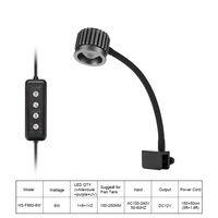 Lampe à pince LED en alliage d'aluminium pour aquarium marin, éclairage paysager à intensité variable et programmable pour aquarium d'eau salée