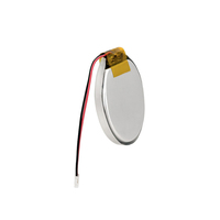 Batterie LiPo ronde 3,7 V 750 mAh 703533, cellule au lithium polymère de forme personnalisée avec fils pour étui d'écouteurs TWS, montre connectée