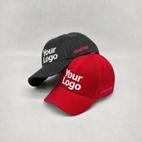 Gorra de Béisbol Roja de Alta Calidad, de Sarga de Algodón, Seis Paneles, Bordado Personalizado, Ajustable, Gorra Deportiva, Venta al por Mayor de Fábrica OEM, Gorras Estilo Dad Hat