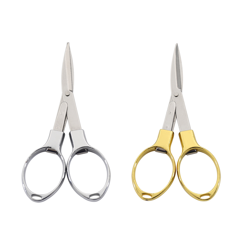 Складные ножницы из нержавеющей стали, маленькие мини-ножницы для рыбалки