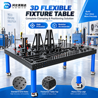 Nouvelle plateforme de soudage flexible 3D Q355B, surface nitrurée au plasma, taille personnalisée, table de soudage modulaire économique, industrielle