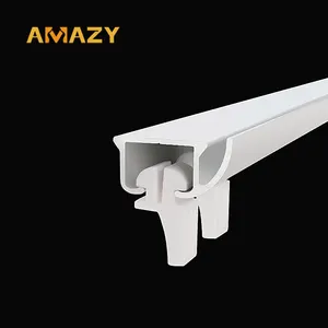 Ceiling Mounted Metal Curtain Track Curtain Track Fixing Widely Application Aluminium Curtain Rails