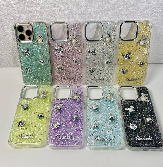 African Model Electroplated Luxury 3D Pearl Phone Case for Tecno Pop 9 Spark 30c Camon 40 Smart 5 Different Design Phone Cover