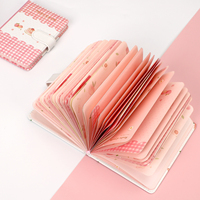 Carnets à Couverture Rigide Écologiques A5/A6 avec Boucle Magnétique Pêche Créative, Cadeau Kawaii Rose Cœur pour Étudiants, Écriture Scolaire