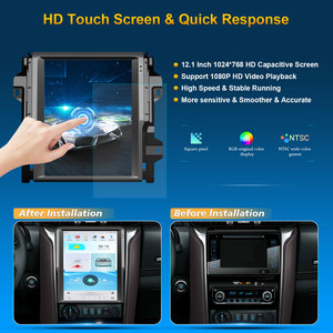 Sistema de Infoentretenimiento para Automóvil de 12.1 Pulgadas, Estéreo para Automóvil Android para <span class=keywords><strong>Toyota</strong></span> Fortuner/Revo 2016-, Radio con Pantalla Táctil, CarPlay Inalámbrico y DSP - Product Image 2