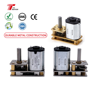 24*12mm Düz Dişli Redüktörlü Motor 2.4V 5V 12V Düşük Sıcaklığa Dayanıklı -40 ° Akıllı Elektronik Kilit için C DC Dişli Motoru