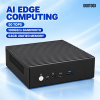 Komputer AI Edge Computing dengan Bandwidth 100GB/s, Memori 64GB, Kotak Inferensi AI Industri