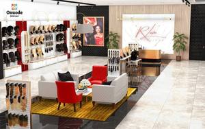 Diseño de Tienda de Pelucas de Lujo |   Soluciones Llave en Mano Personalizadas, Desde la Concepción Hasta la Construcción |   Muebles de Exhibición Modernos para Peluquerías - Product Image 3