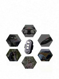 Car Motorcycle Bike Strobe Light 8-Color USB Rechargeable Plastic Waterproof <b>Wireless</b> Remote Control Anti-Collision Night Riding - Product Image 4