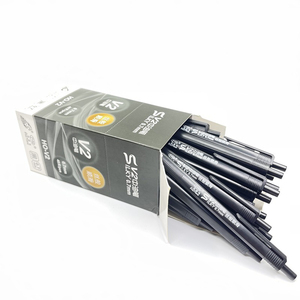 Lot de stylos gel rétractables en plastique, encre bleue/rouge, pointe 0,7 mm, logo personnalisé pour une écriture fluide - Product Image 6