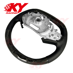 Volant de course sport personnalisé en cuir et fibre de carbone avec LED et indicateur de régime pour Chevrolet Corvette C8 ZR1 Z06 Z07 Coupé Stingray 2020-2027 - Product Image 4
