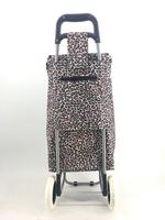 Nouveau gros imprimé léopard Personal Shopping Trolley avec sac