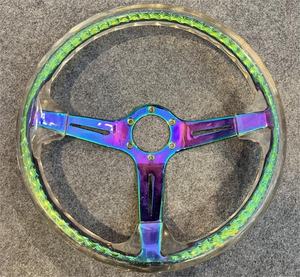 Tiypeor phổ quát tùy chỉnh 14 inch trong suốt đua xe sửa đổi tay lái - Product Image 2