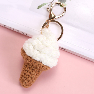 Großhandel Niedlicher Amigurumi Schlüsselanhänger Milchtee-Tasse Weicher PP-Baumwoll-Fell Maßgefertigter Häkel-Charm für Geschenkeläden und Souvenirs - Product Image 5