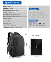 Tigernu – sac à dos pour ordinateur portable, nouveau design, vente directe en usine, prix de gros, voyage de courte distance, T-B3399