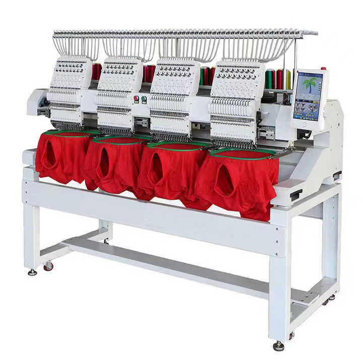 4 Heads Embroidery Machine - Industrial Use & Easy Operation