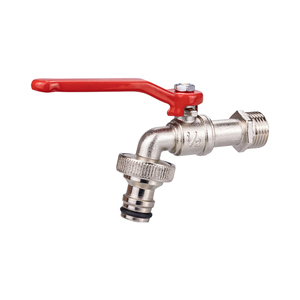 Grifo Cromado de Aleación de Zinc de Venta Caliente, Boquilla de Agua de Apertura Rápida, Mango de Hierro Duradero, Diseño Europeo, Montado en Pared - Product Image 6