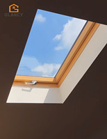 Fenêtres de toit sur mesure, double vitrage, insonorisées, étanches, en aluminium, pour balcon, fenêtre fixe ou fenêtre à battants