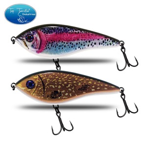 Jerk Bait 100mm 30/35g ad affondamento lento per la pesca in acqua salata, per spigola, musky, luccio, slider, <span class=keywords><strong>esca</strong></span> artificiale, attrezzatura da pesca. - Product Image 3