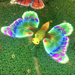 3D Led Night Lights Butterfly Shape Luminescent Animal Shape Led Butterfly Lights For Garden Backyard Lawn Party
